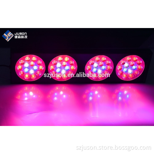 3W Chip Red Bule LED Plant Grow Light 180W Aluminum Housing With Secondary Lenses